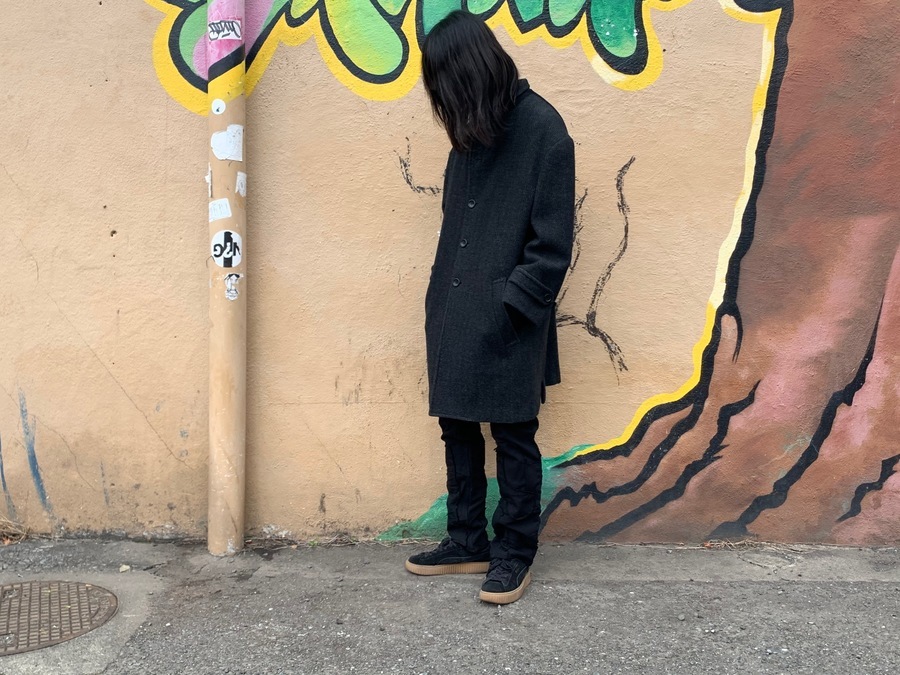 コムデギャルソン★インサイドアウトPコート リバーシブル M コットン 下北沢アーカイブブログ】COMME des GARCONS HOMME PLUS