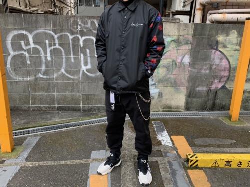 ヨウジヤマモト×ニューエラ スカルローズ コーチジャケット Lサイズ Yohji Yamamoto スカルローズコーチジャケット サイズL Yohji Yamamoto