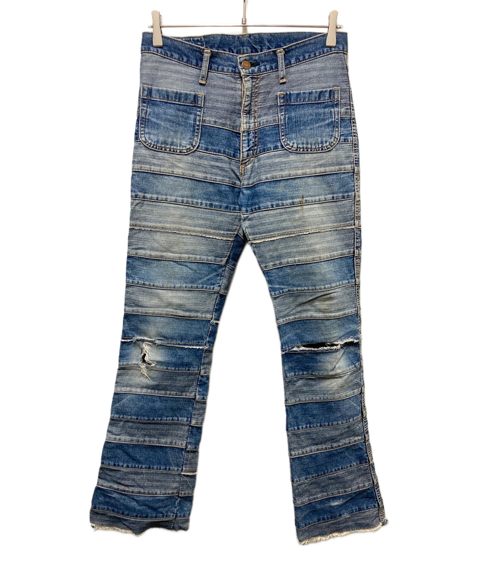 ヒステリックグラマースクラッチフレアデニムパンツ ウミヘビ Hysteric Glamour / ヒステリックグラマー】スクラッチフレアウミヘビ