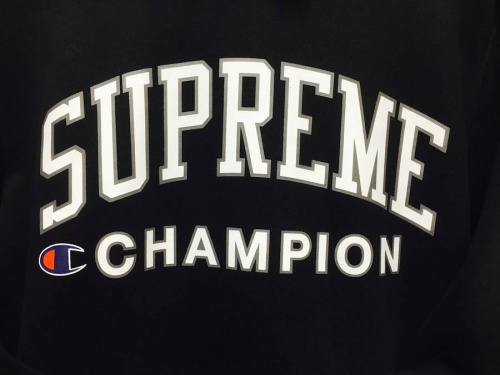レア Supreme×champiom コラボ 総柄 トレーナー 正規品 - メルカリ