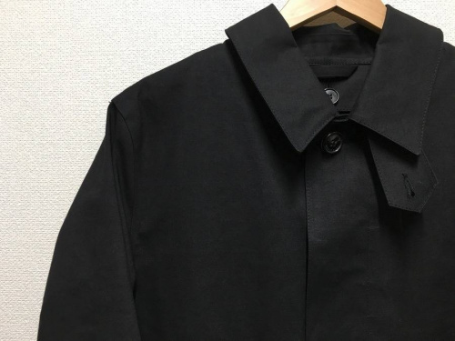 トップスのステンカラーコート