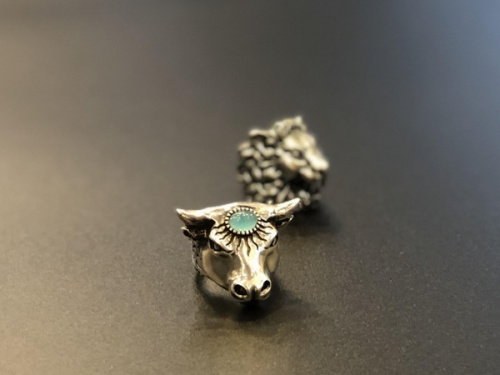 リング　シルバーリングのライオン　ブルズ　下北沢