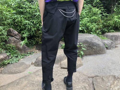 デザインパンツのヨウジヤマモト