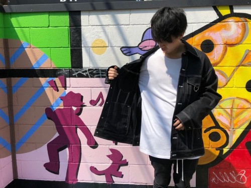 オーバーサイズデニムジャケットのYOON　VERBAL