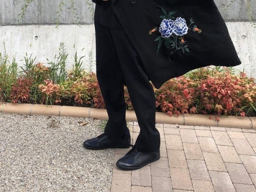 18AWの刺繍　コート