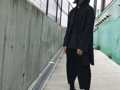 Black Comme des Garcons ロングチャイナ