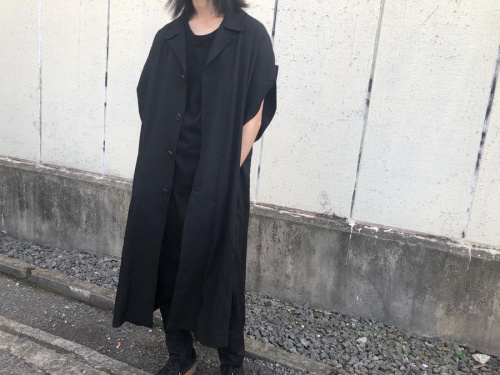 ロングシャツの2017SS　LOOK24