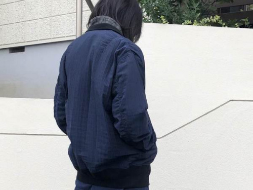 ヒッコリーストライプブルゾン 17SS