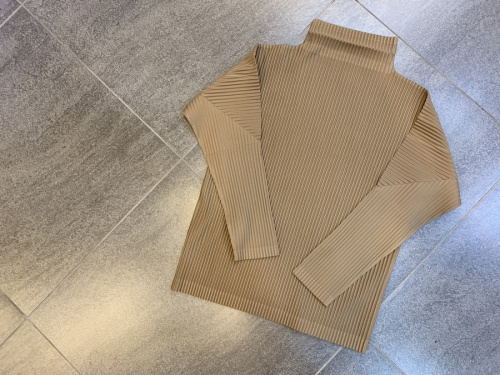 プリーツカーディガンのメンズ　