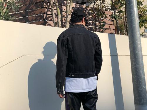 クラッシュ加工デニムジャケットの17AW