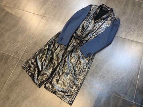 ラメロングジャケット