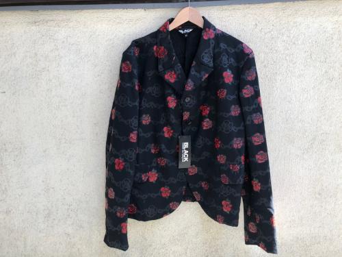 ローズプリントウールジャケットの2017AW