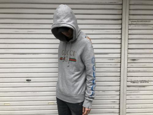 ドラゴン刺繍パーカーの18AW