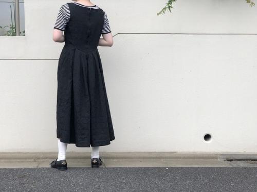 2020SS　ポリ縮　ワンピース　のGE-0021