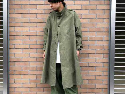 フレンチアーミーのモーターサイクルコート