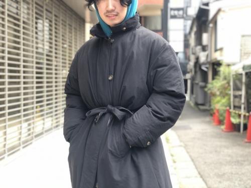 ランズエンドのヴィンテージダウンロングコート