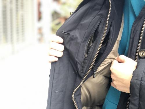 ヴィンテージダウンロングコートのメンズ　レディース　ヴィンテージ　ユニセックス　下北沢