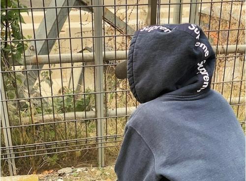 Logo Tape Zip Up Hoodieの14AW