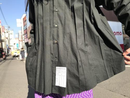 キモノブレステッドシャツのメンズ