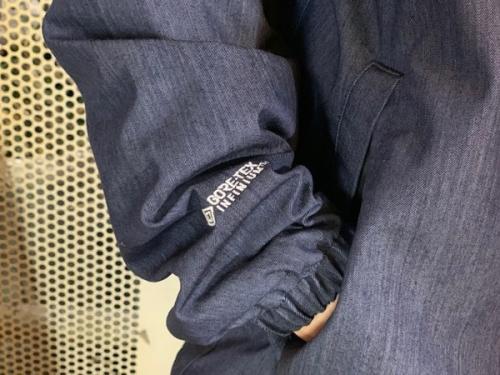 コーチジャケットのデニム