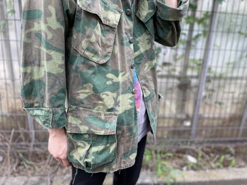 ユーエスアーミーの70’Sヴィンテージリップストップファティーグジャケット