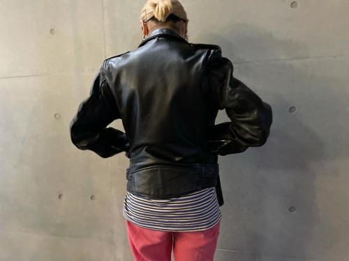 618ダブルライダースジャケットのメンズ