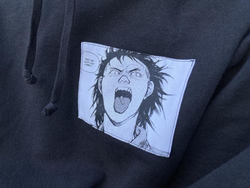 シュプリーム x アキラのpatches hooded sweatshirts