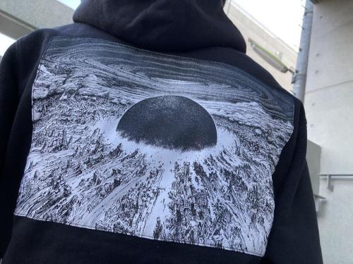 patches hooded sweatshirtsの下北　メンズ　古着　コラボ