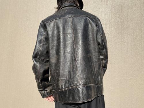 オールドギャップのジップアップレザージャケット