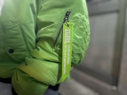 エックスガールのMA-1ジャケット