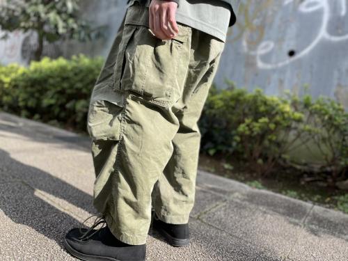 ユーエスアーミーのM51カーゴパンツ