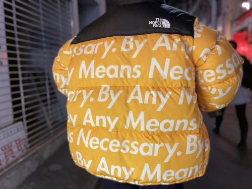 シュプリーム × ザ・ノース・フェイスのBY ANY MEANS NUPTSE JACKET