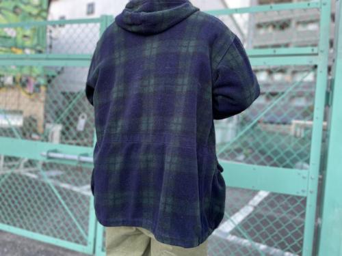 ブラックウォッチフリースジャケットのメンズ