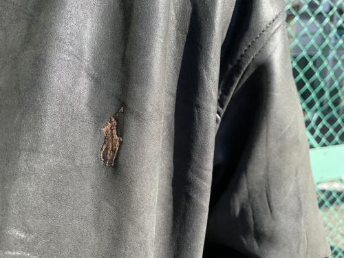 レザージャケット/オイルドハンティングジャケットのメンズ