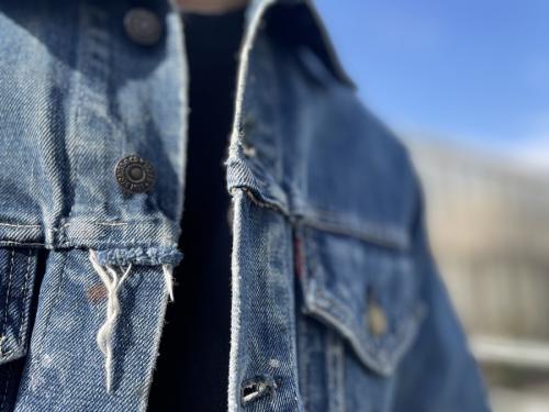 リーバイスの557均等V、BIGE3rdデニムジャケット