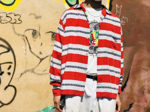 エイプの90'sオールドレーヨンシャツ