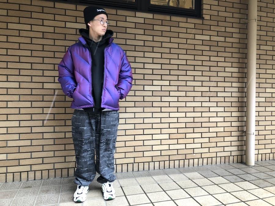 Supreme / シュプリーム19AW、WEEK11の Iridescent Puffy Jacket / イリディセントパフィージャケット