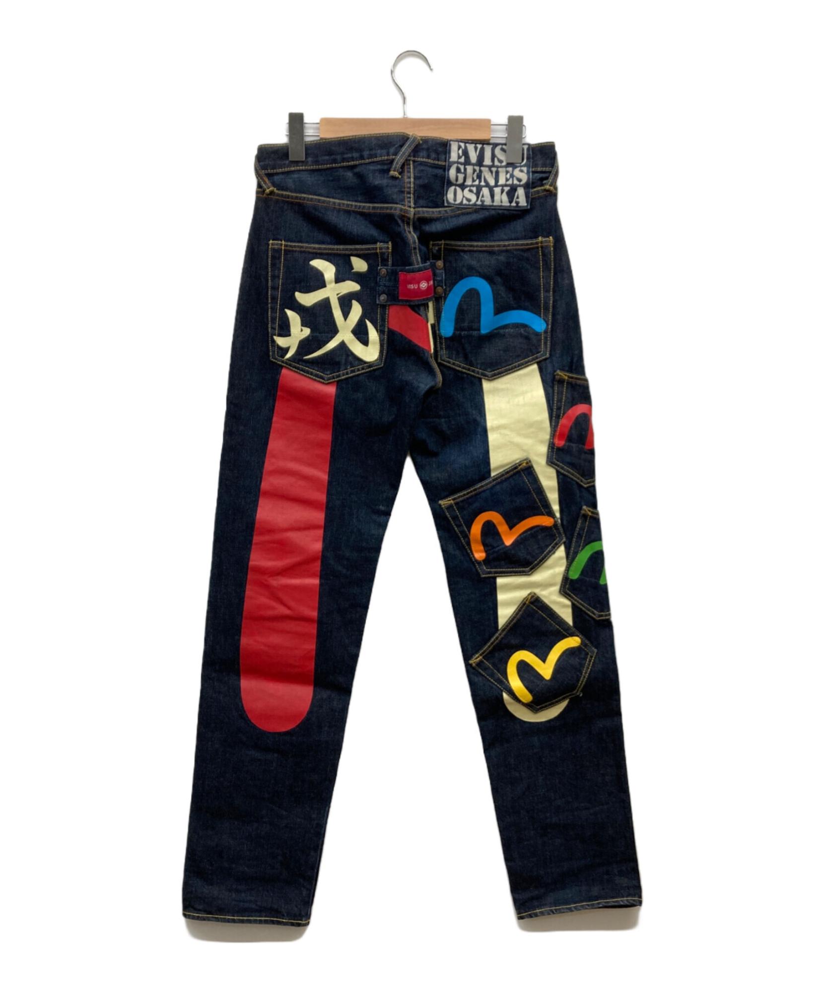 EVISU メニーポケットデニム EVISU / エヴィス】戎 メニーポケットデニムパンツ | ストリートを席巻