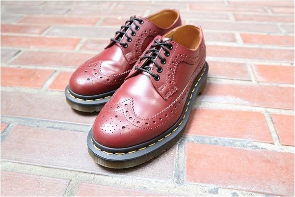 ドクターマーチン ローファー ボルドー 熱り 