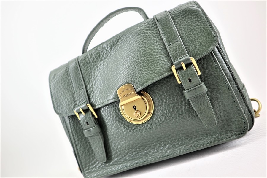 POLO RALPH LAUREN/ポロ・ラルフローレン】レザーショルダーバッグが