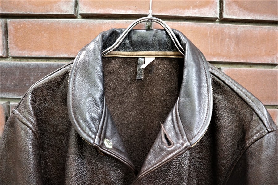 SUGAR CANE×MISTER FREEDOM 】COWHIDE LEATHER CAMPUS JACKETが