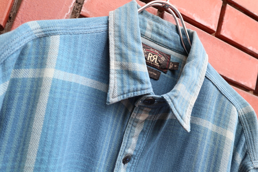 Rrl ダブルアールエル よりブルーチェックシャツ が入荷しました 07 11発行