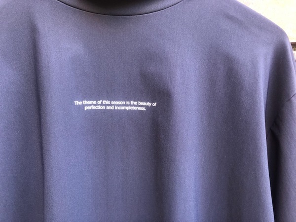 デザイナーズブランド【STEIN/シュタイン】よりOversized High Neck LS