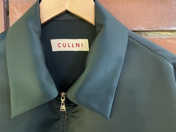 デザイナーズブランド【CULLNI / クルニ】よりジップシャツコートが