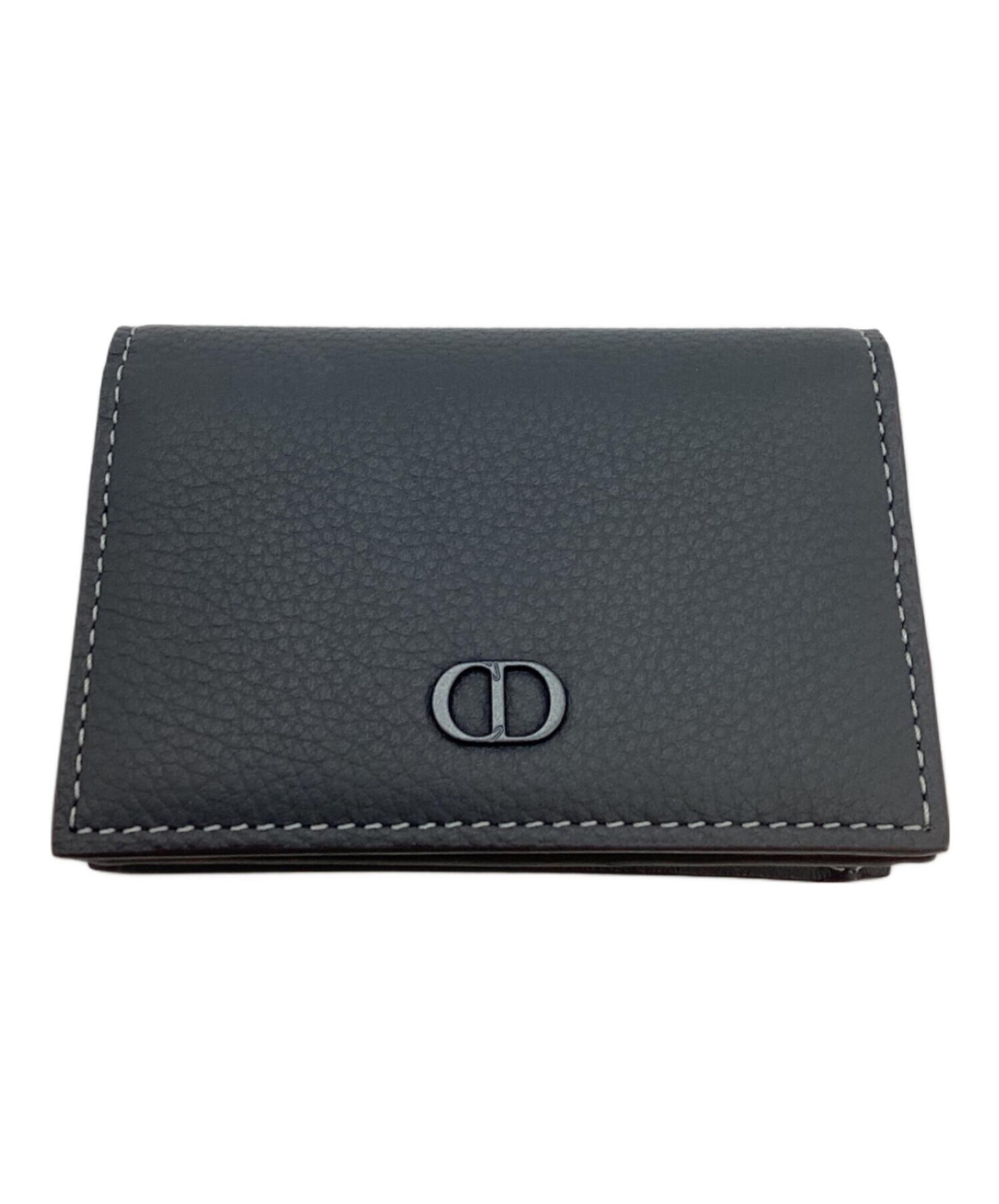 ディオール　名刺入れ　ビジネスカードホルダー　アイコン　シグネチャー　ブラック Dior / ディオール】ICON ビジネスカードホルダー | 深みのあるブルー