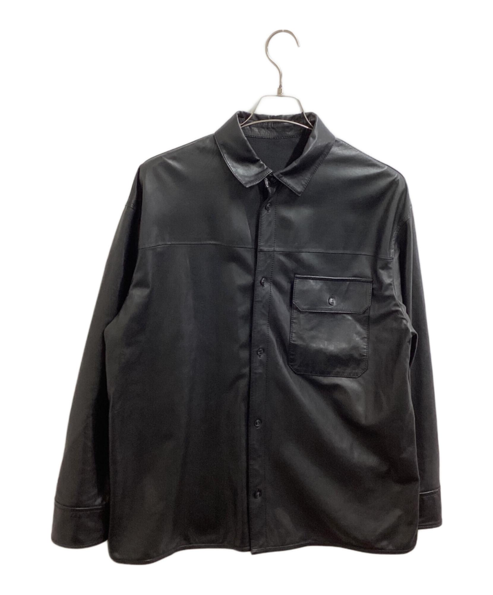 EMPORIO ARMANI / エンポリオ アルマーニ】ラムレザーシャツ | 極上の