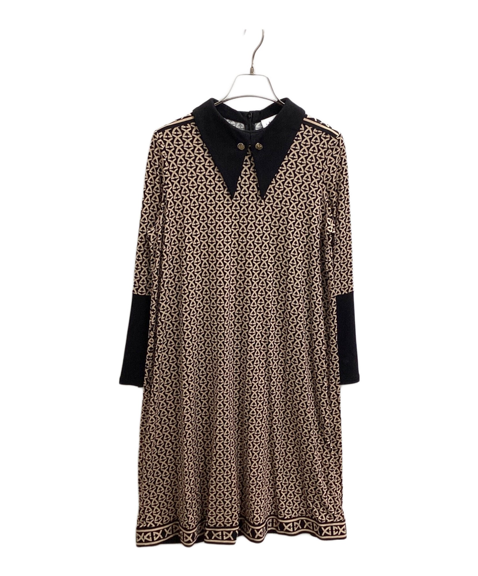 LEONARD PARIS / レオナール パリ】インポートロゴワンピース