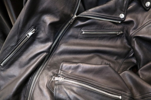 ラムレザーデオドラントダブルライダースジャケットのトレファクスタイル方南町