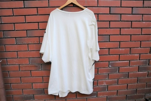 ヨウジヤマモトプリュスノアールのB/斜BIG半袖カットソー