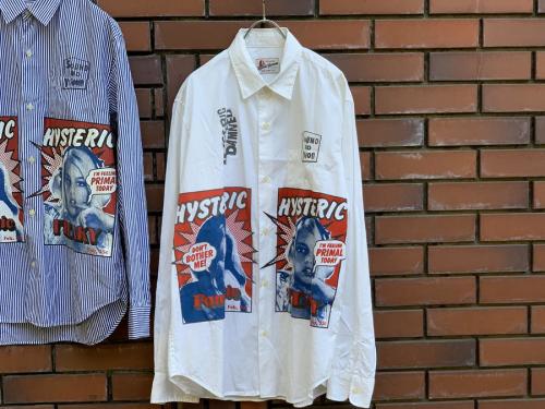 ヒステリックグラマーのレギュラーシャツ